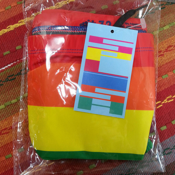 Splish Men's Rainbow Colors Swimsuit Bikini - US38 - Picture 4 of 4